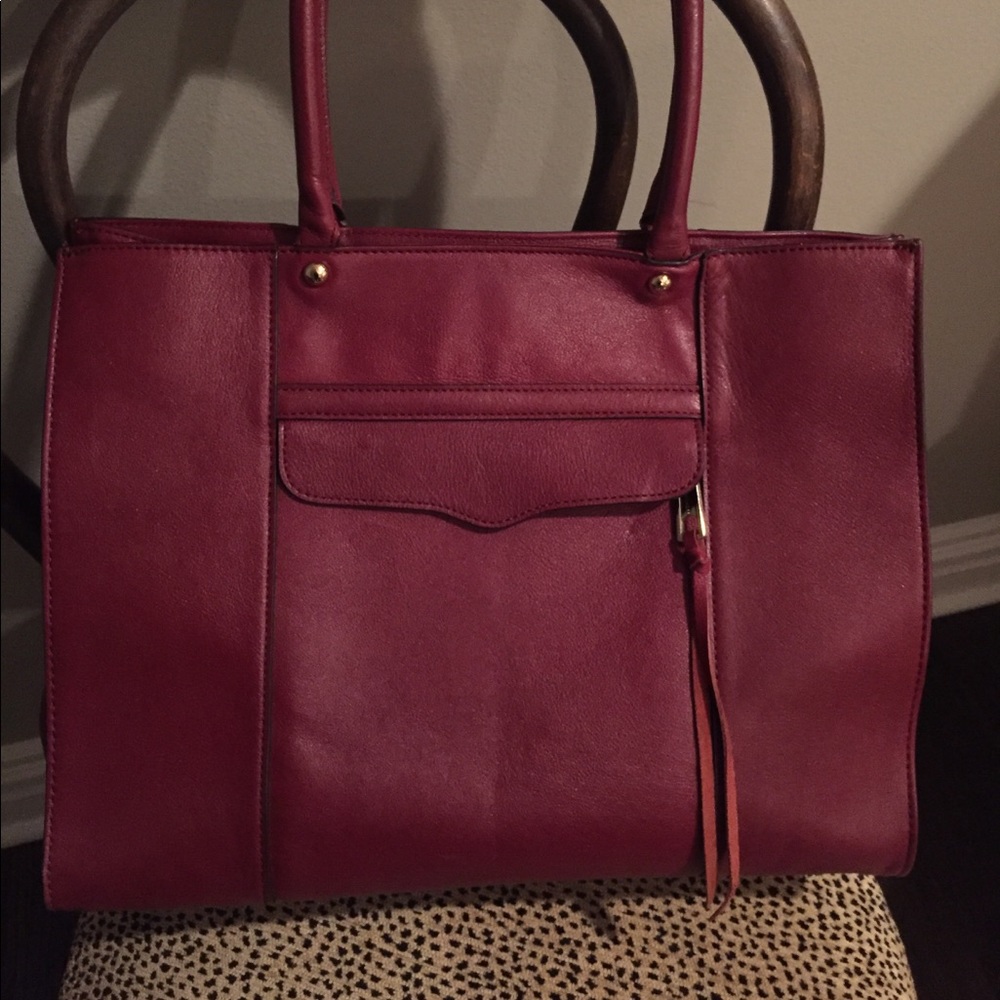Rebecca Minkoff leather Saffiano handbag👜